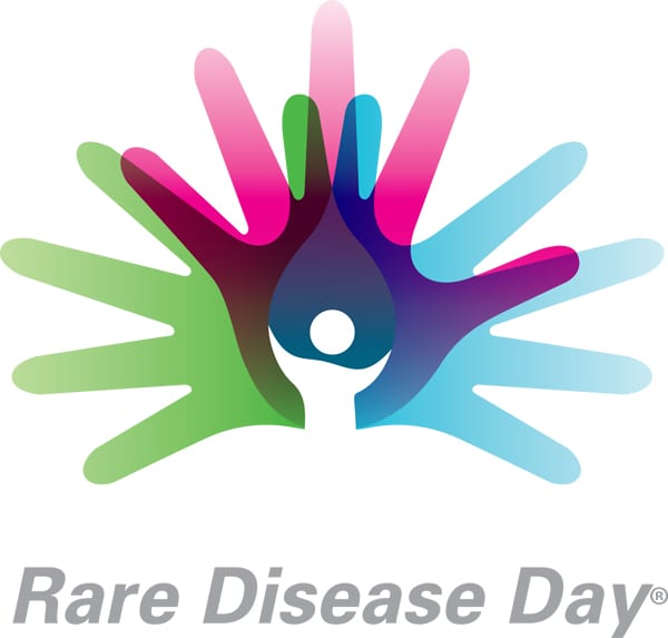RDD_white Rare Disease Day logo