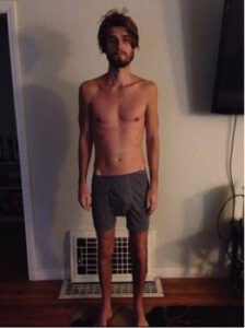 A photo of Dane at 125 lbs.