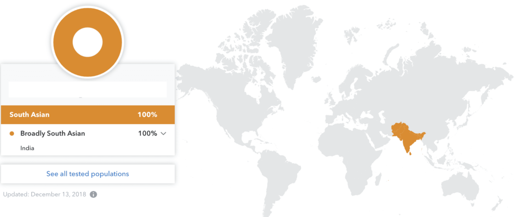 23andMe Ancestry Composition Update - Map of Central and South Asia