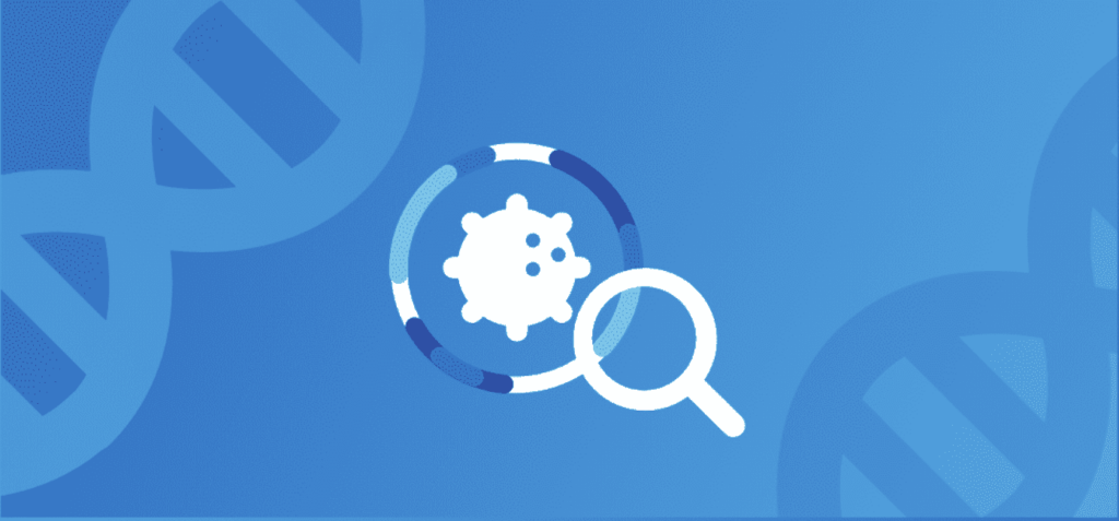 A logo for 23andMe's COVID-19 Research Study